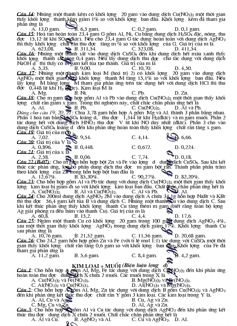 image for page Ngan hang cau hoi tong hop 10 11 12