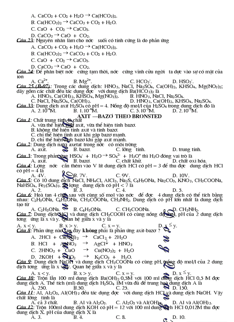 image for page Ngân hàng câu hỏi tổng hợp 10 11 12 1