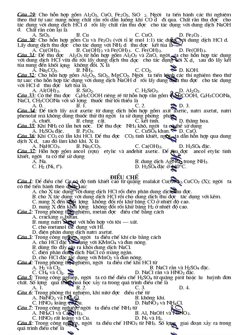 image for page Ngân hàng câu hỏi tổng hợp 10 11 12 1
