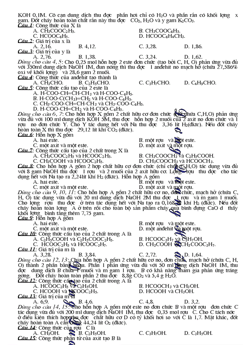 image for page Ngân hàng câu hỏi tổng hợp 10 11 12 1