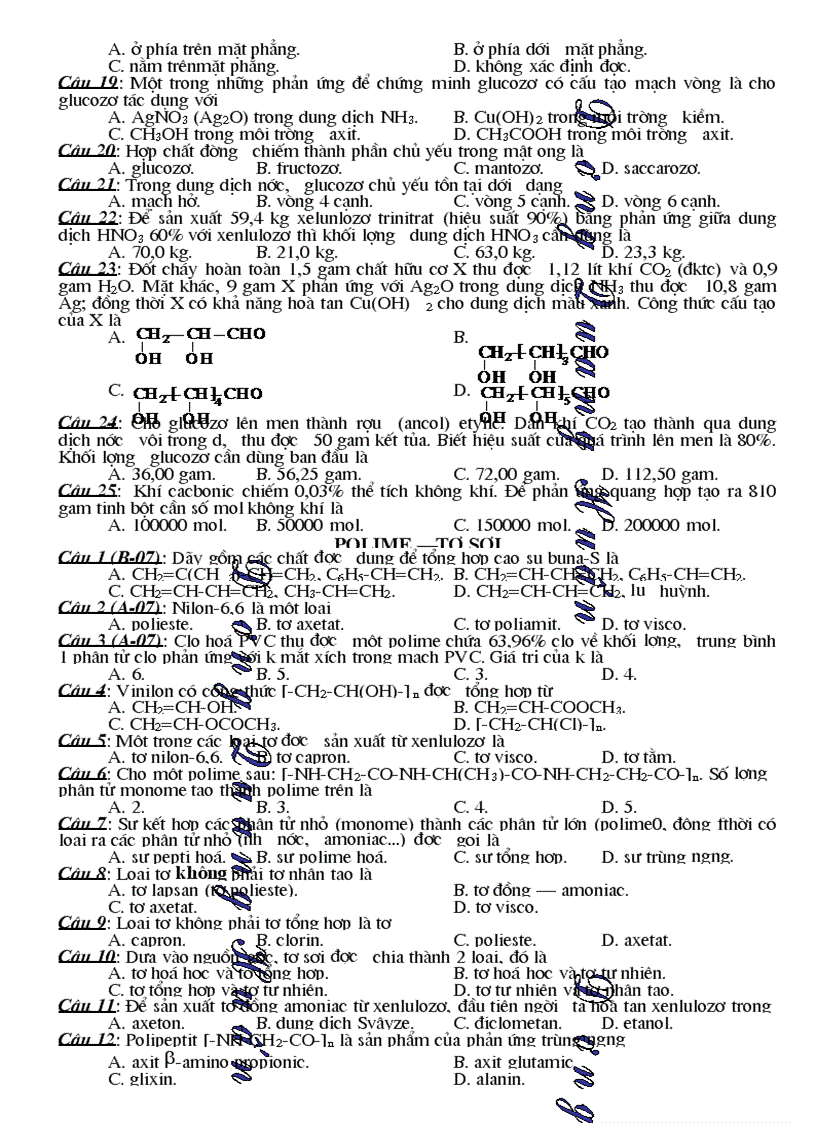 image for page Ngân hàng câu hỏi tổng hợp 10 11 12 1