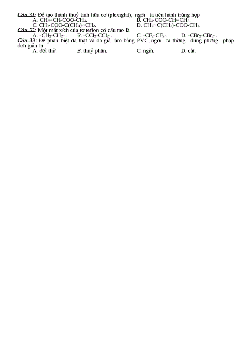 image for page Ngân hàng câu hỏi tổng hợp 10 11 12 1