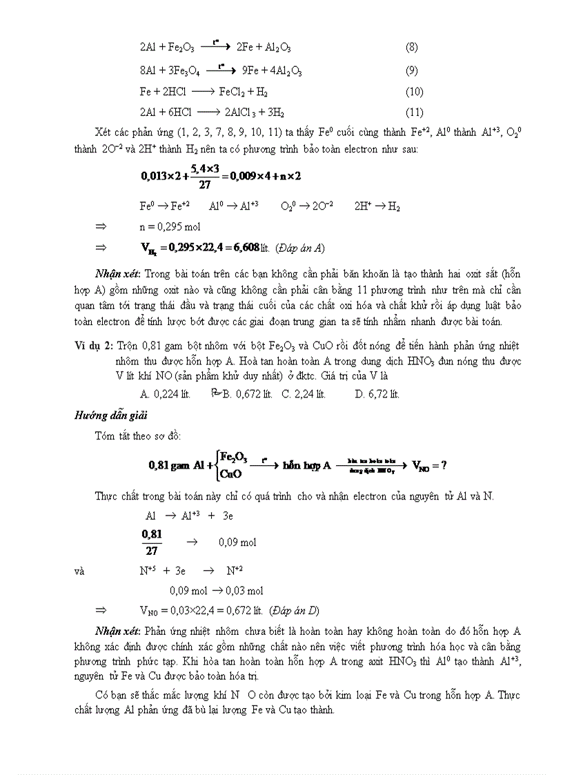 image for page Phương pháp giải nhanh bài tập TN hóa học