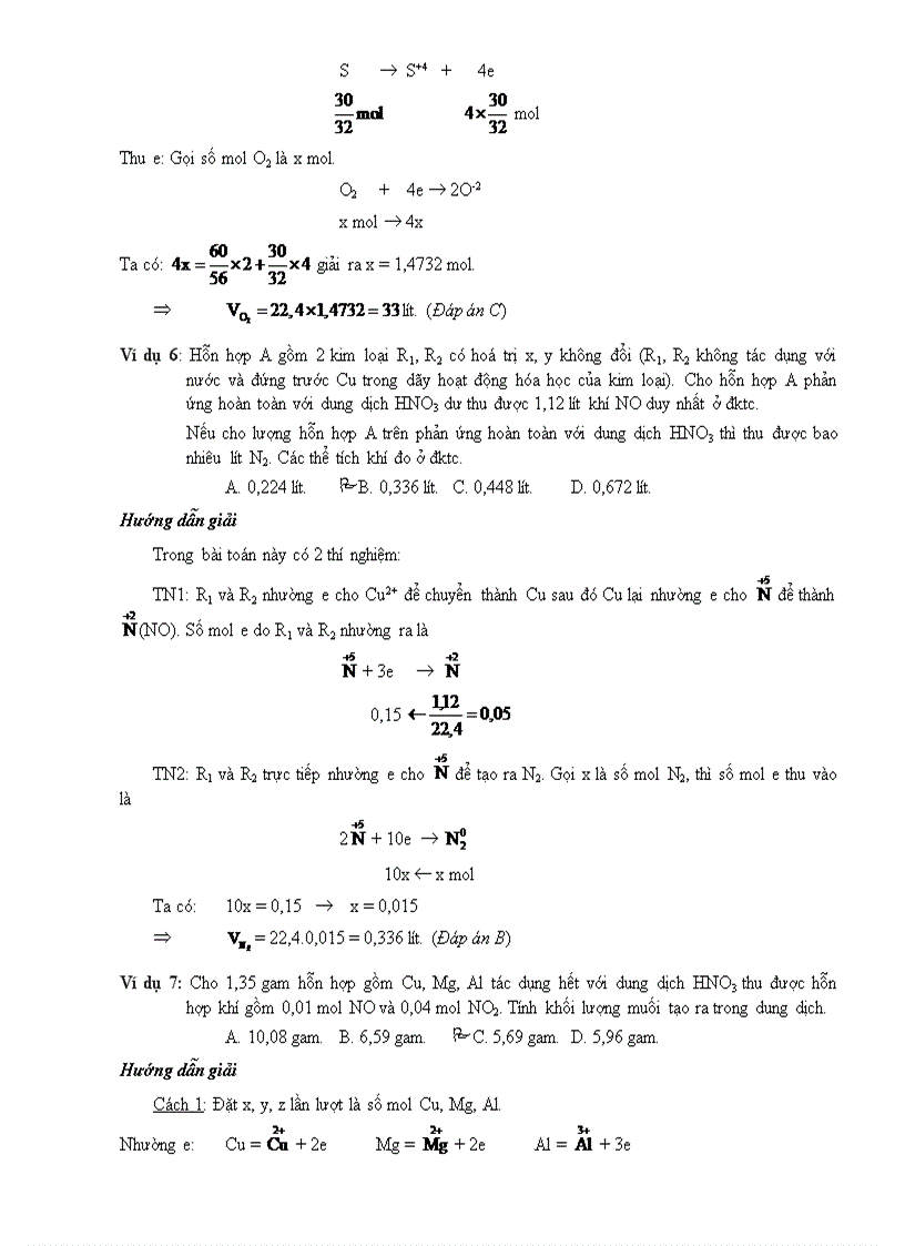 image for page Phương pháp giải nhanh bài tập TN hóa học