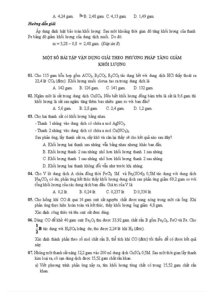 image for page Phương pháp giải nhanh bài tập TN hóa học