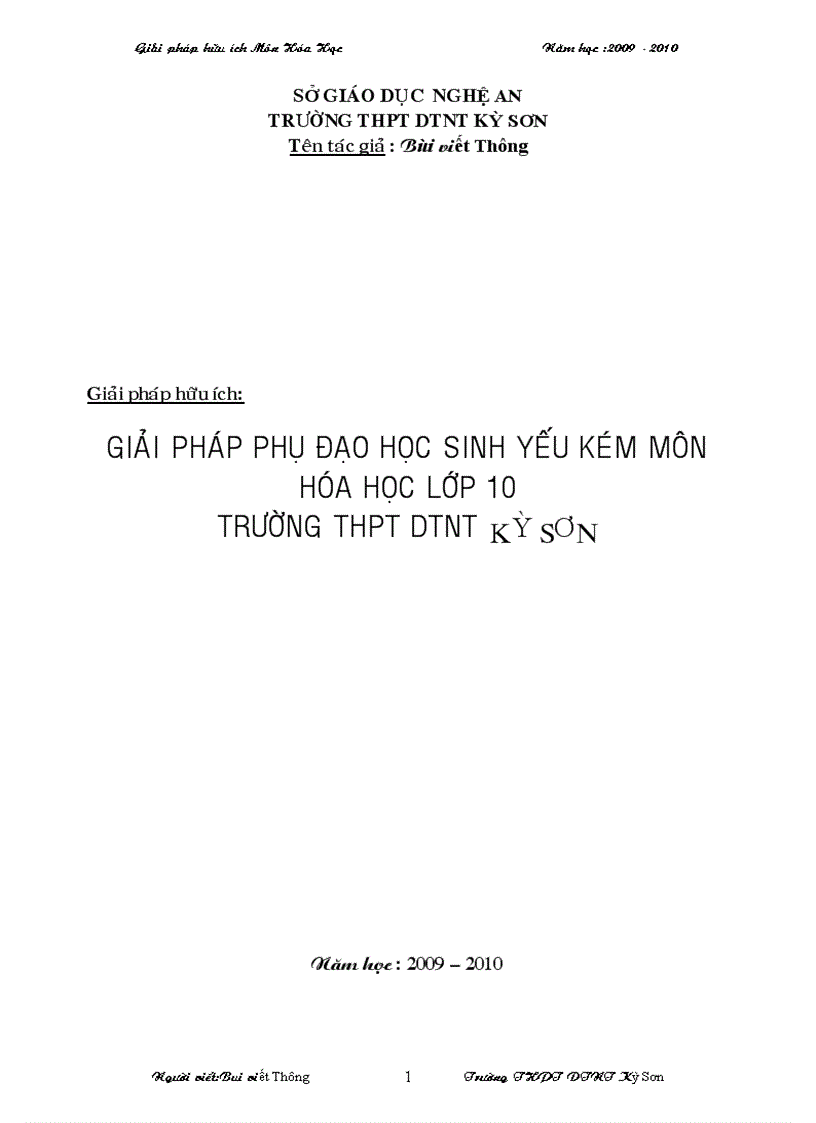 image for page Sáng kiến kinh nghiệm phụ ạo học sinh yếu kém