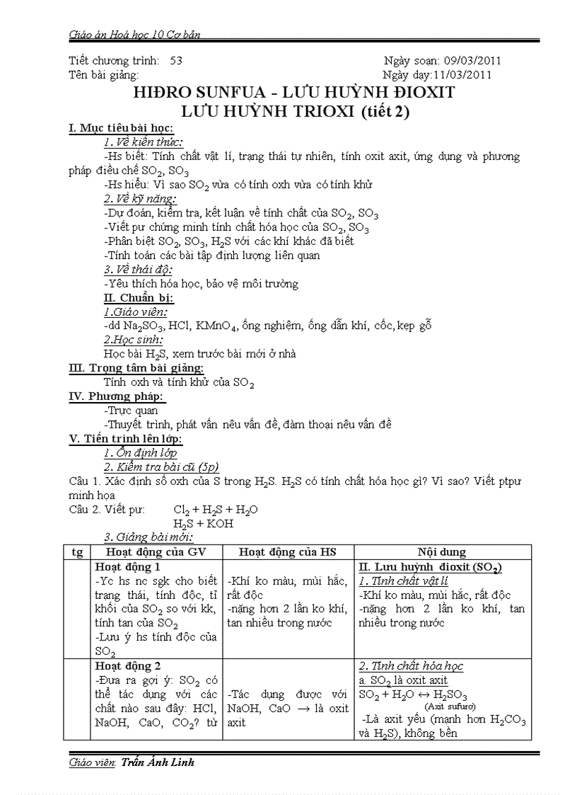 image for page T53 luu huynh dioxit luu huynh trioxit