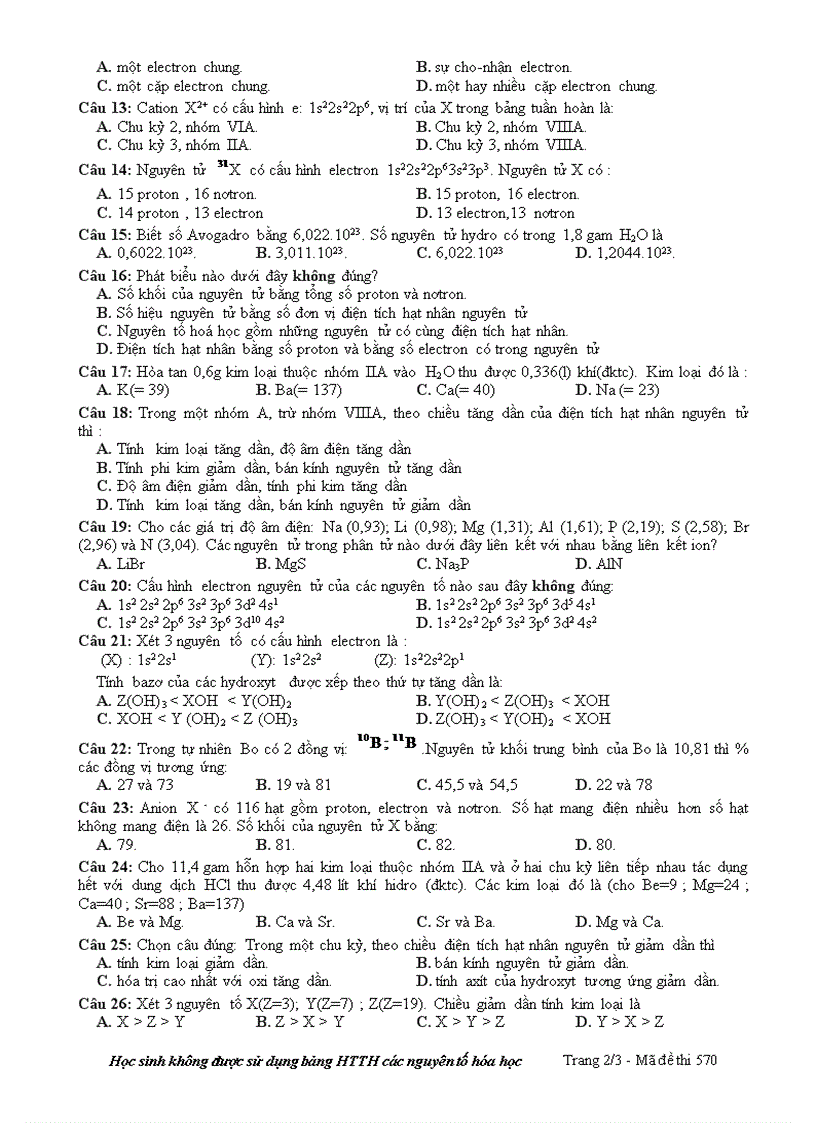 image for page Tham khảo Hóa 10 HK I 11