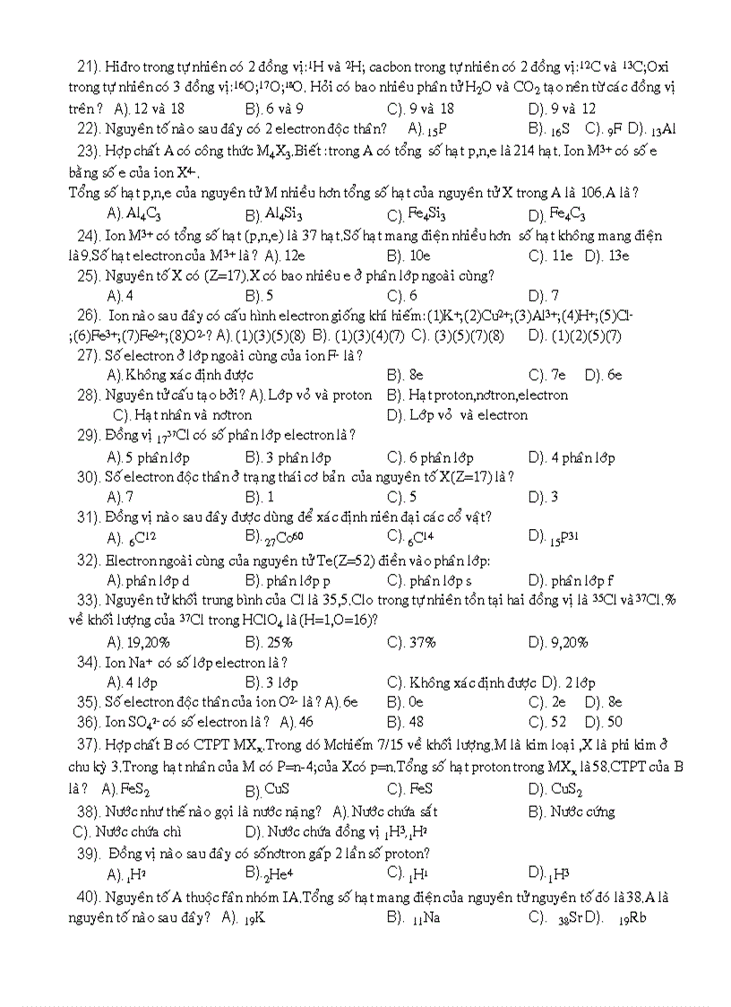 Thi thử đại học của khối 10