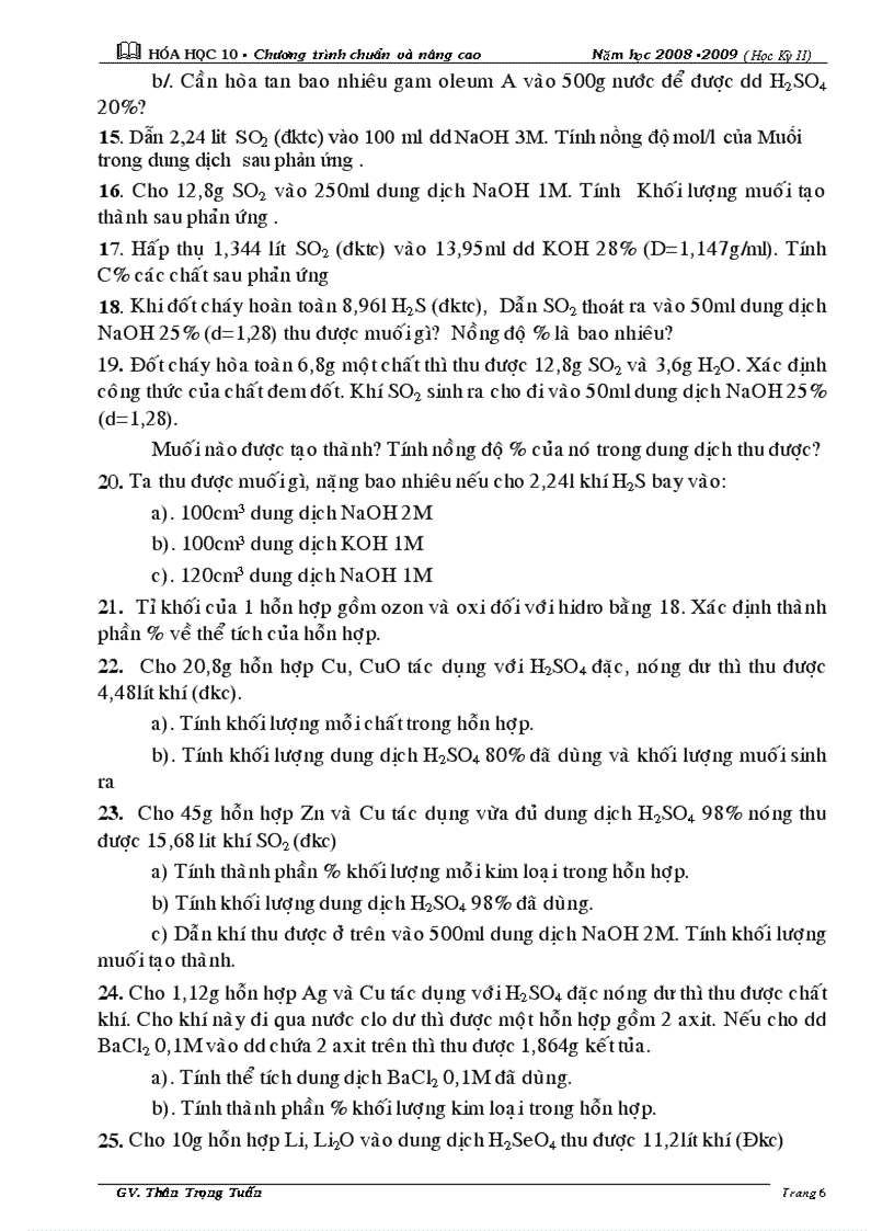 image for page Tl và tn đầy đủ chương oxi hay