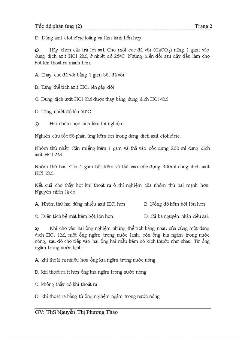 image for page TỐC ĐỘ PHẢN ỨNG 2 20 câu cơ bản tiếp theo