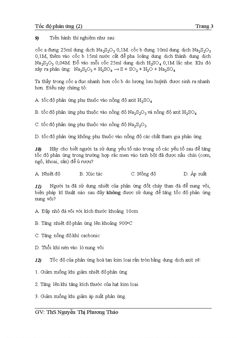 image for page TỐC ĐỘ PHẢN ỨNG 2 20 câu cơ bản tiếp theo