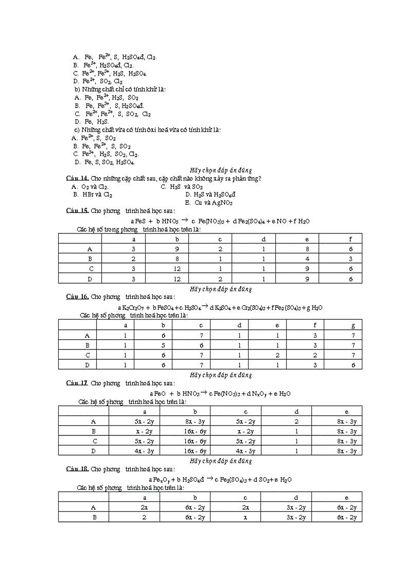 image for page Trắc nghiệm chương 4