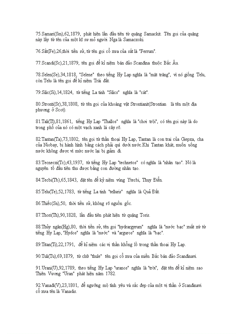 image for page Ý nghĩa của một số nguyên tố