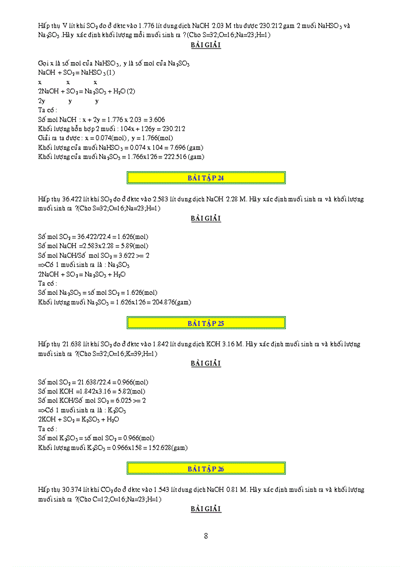 image for page 1000 bai tap ve CO2 và SO2