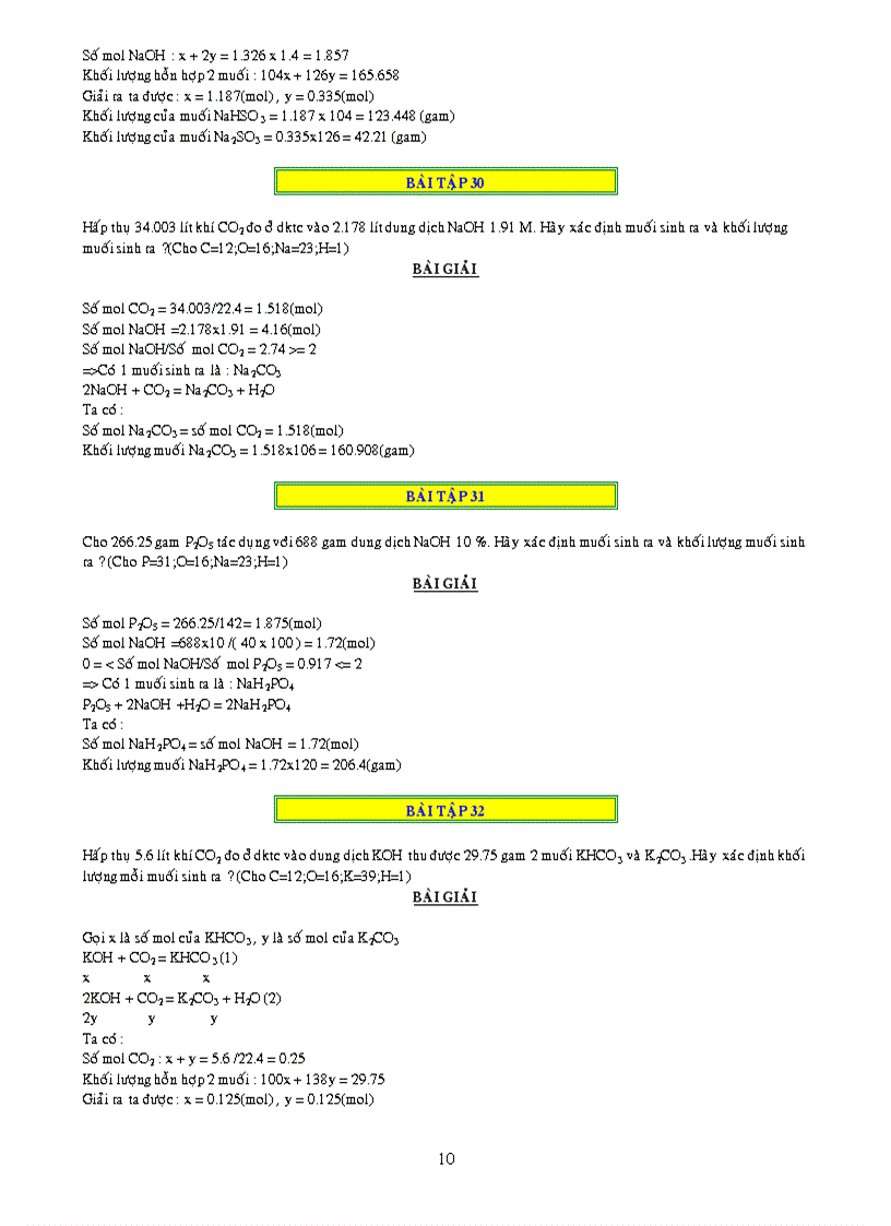 image for page 1000 bai tap ve CO2 và SO2