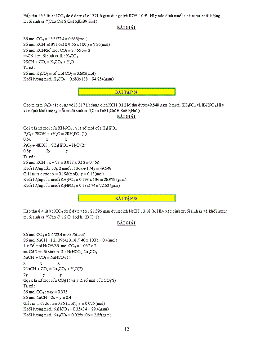 image for page 1000 bai tap ve CO2 và SO2