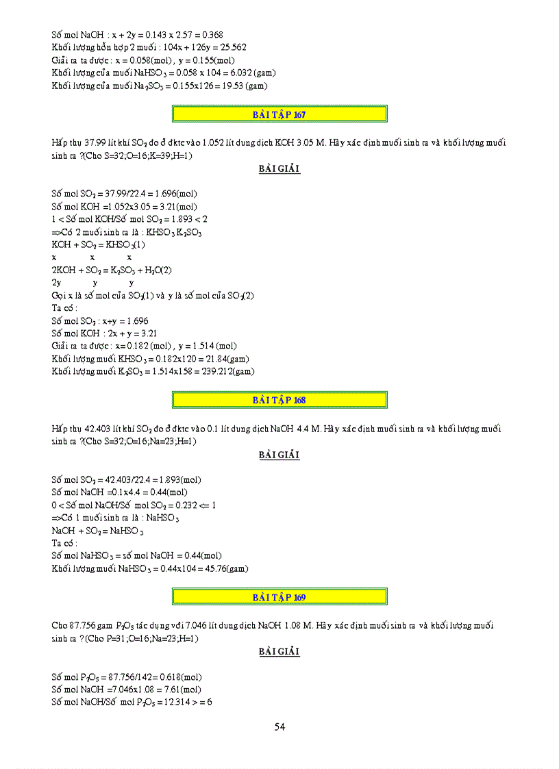 image for page 1000 bai tap ve CO2 và SO2