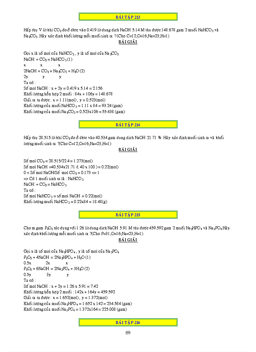 image for page 1000 bai tap ve CO2 và SO2