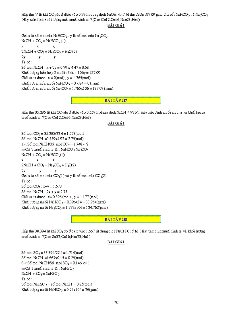 image for page 1000 bai tap ve CO2 và SO2