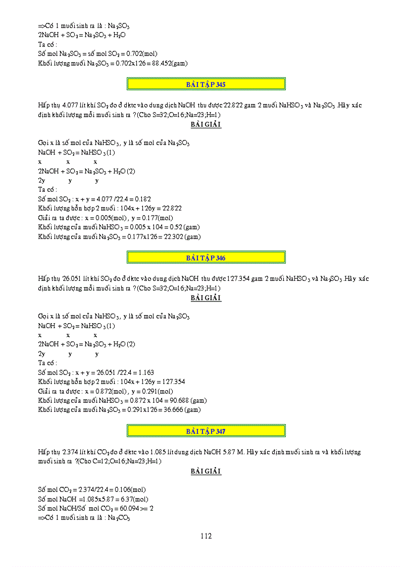 image for page 1000 bai tap ve CO2 và SO2