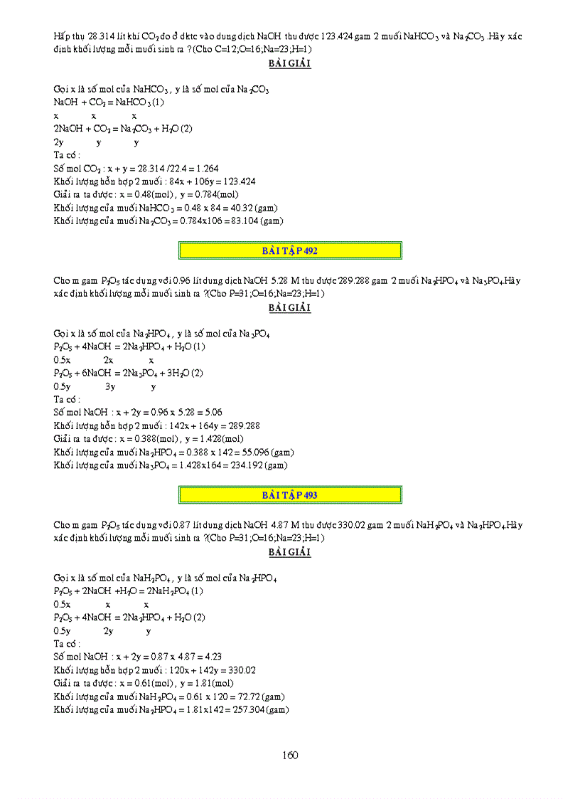image for page 1000 bai tap ve CO2 và SO2