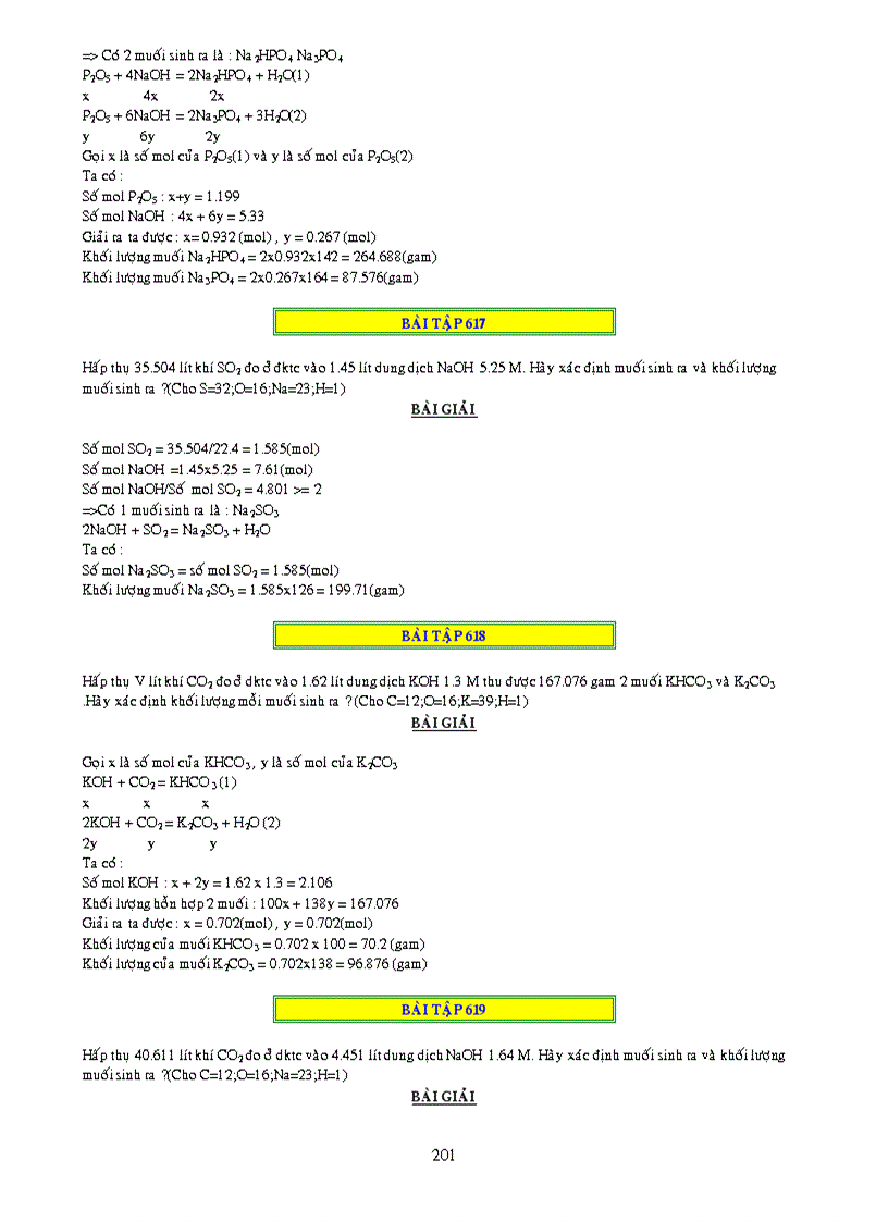 image for page 1000 bai tap ve CO2 và SO2