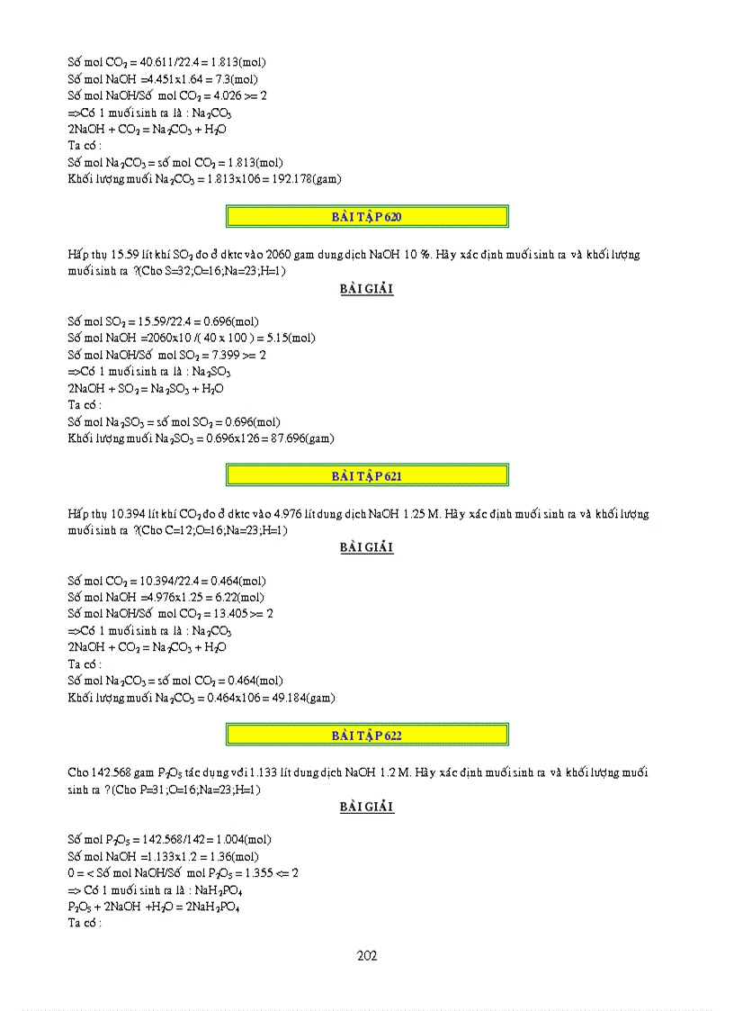 image for page 1000 bai tap ve CO2 và SO2