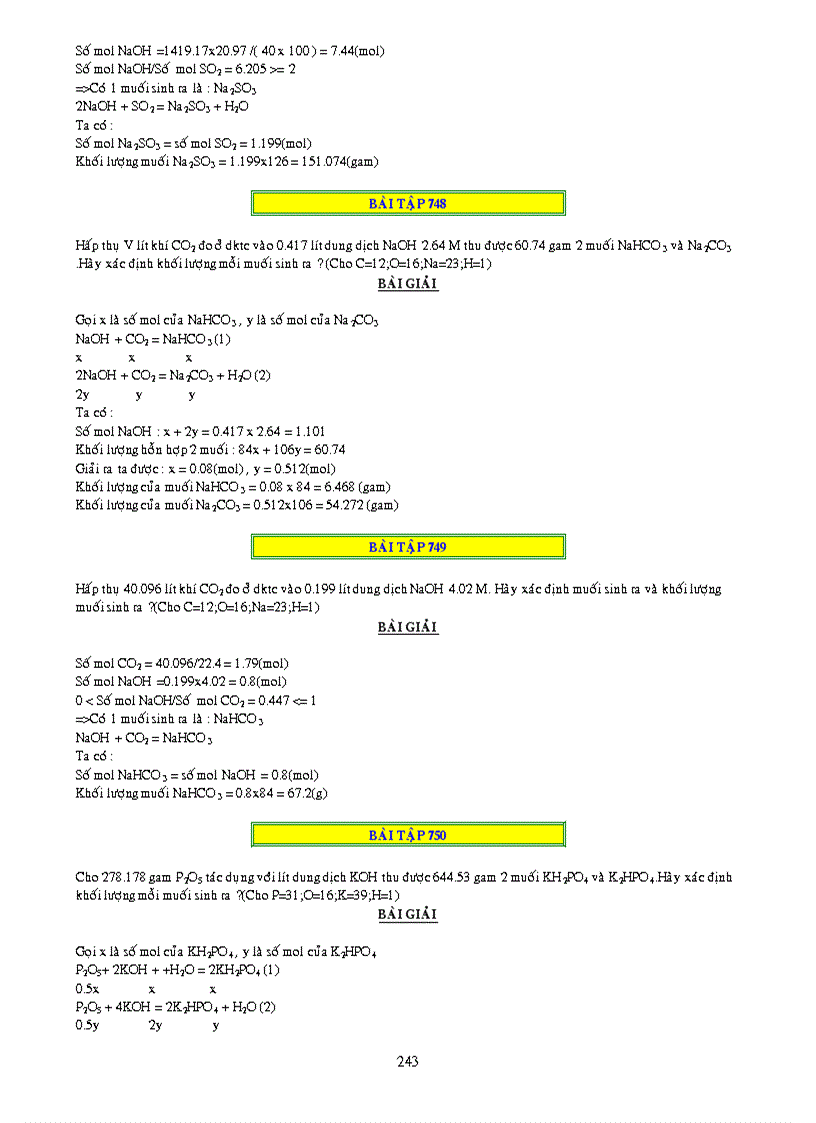 image for page 1000 bai tap ve CO2 và SO2