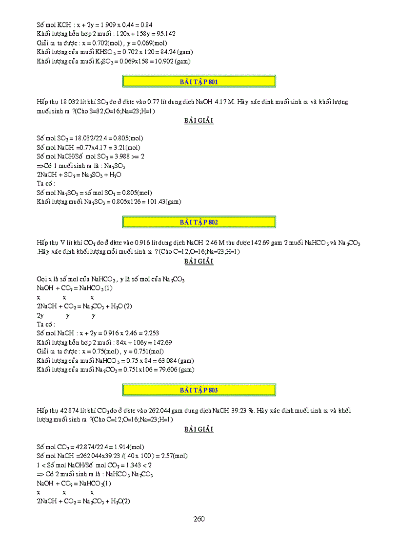 image for page 1000 bai tap ve CO2 và SO2