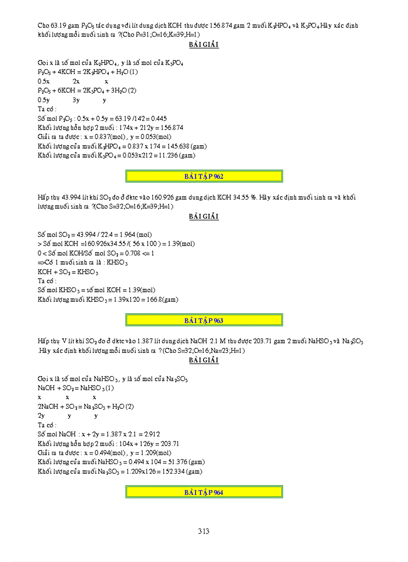 image for page 1000 bai tap ve CO2 và SO2