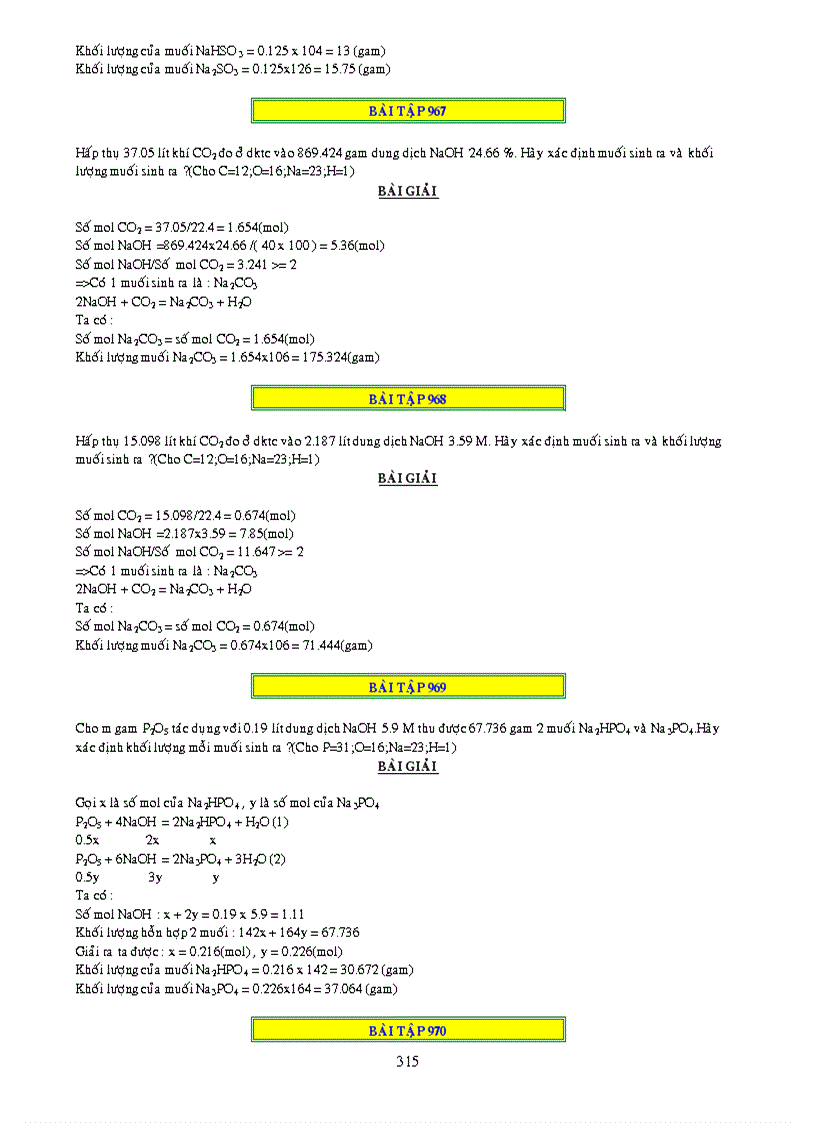 image for page 1000 bai tap ve CO2 và SO2