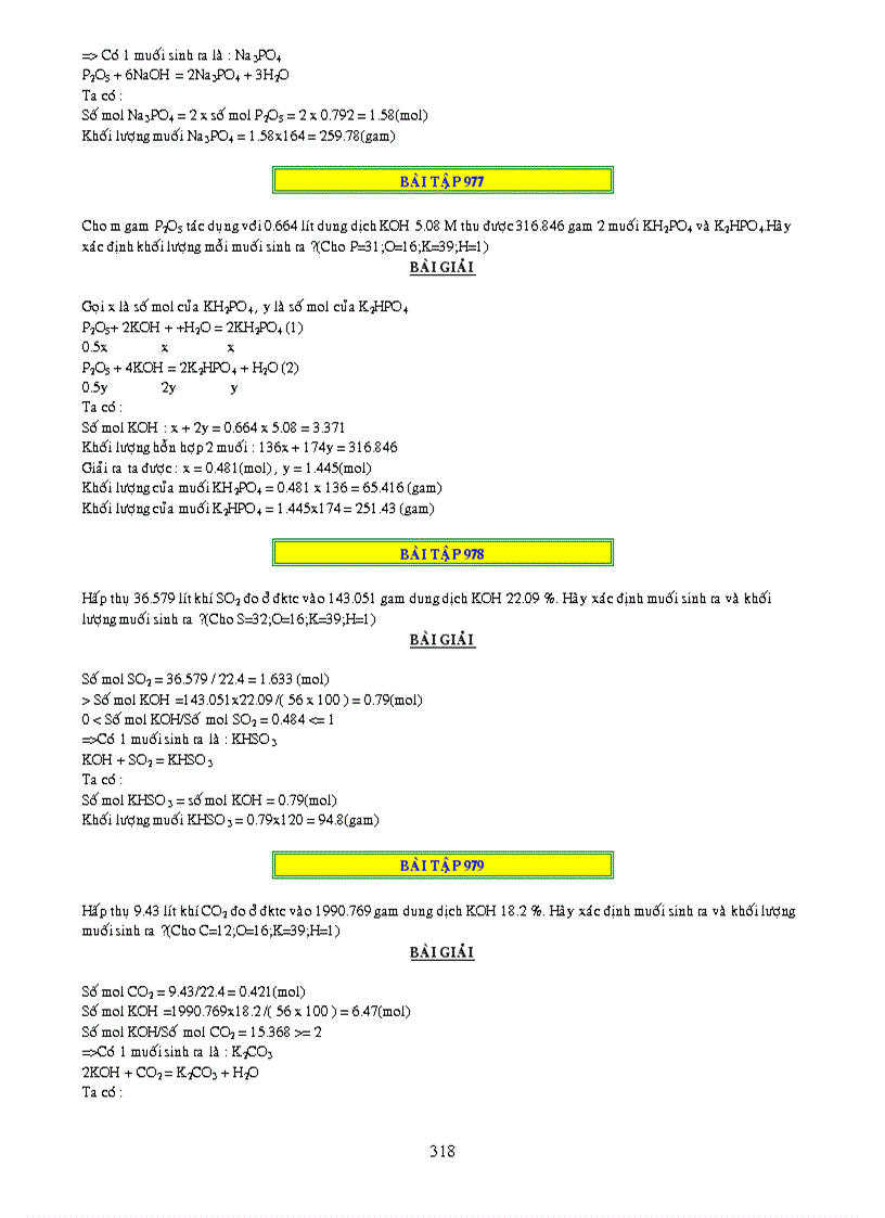 image for page 1000 bai tap ve CO2 và SO2