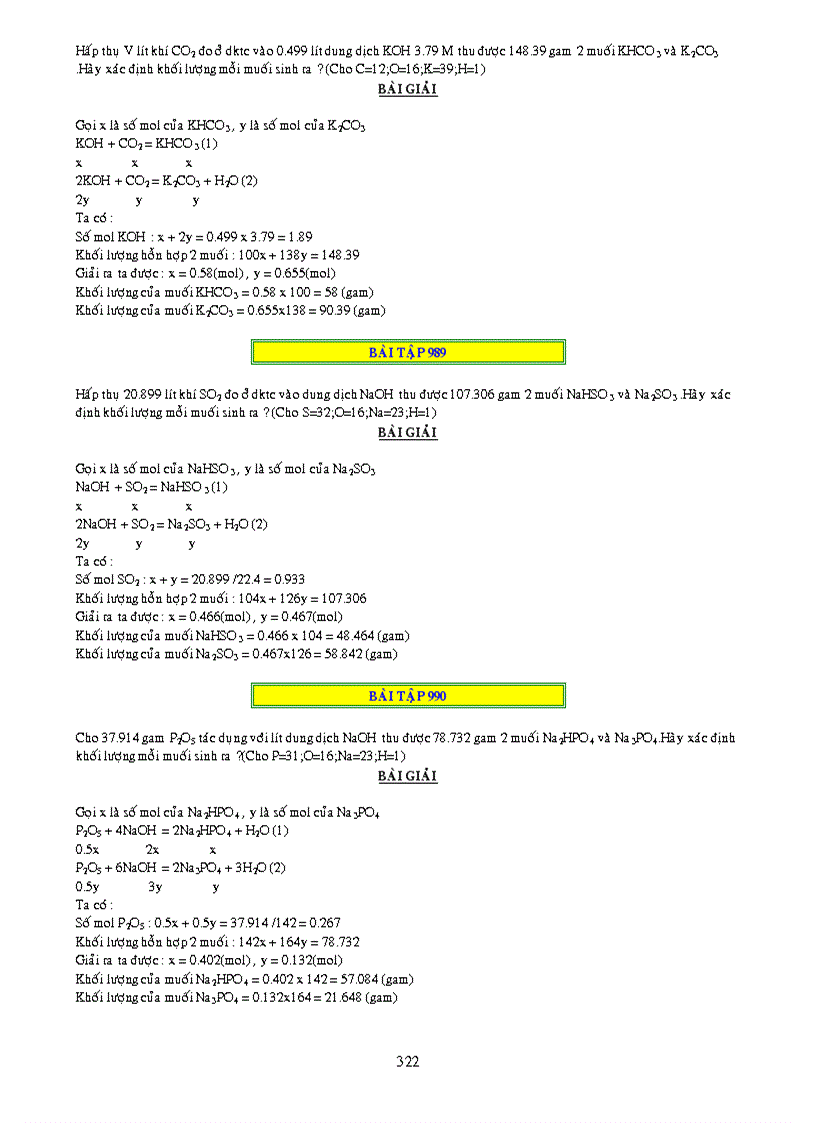 image for page 1000 bai tap ve CO2 và SO2
