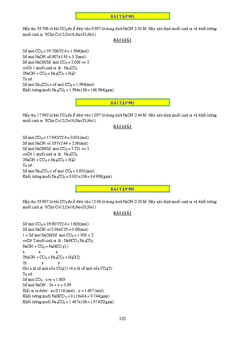 image for page 1000 bai tap ve CO2 và SO2