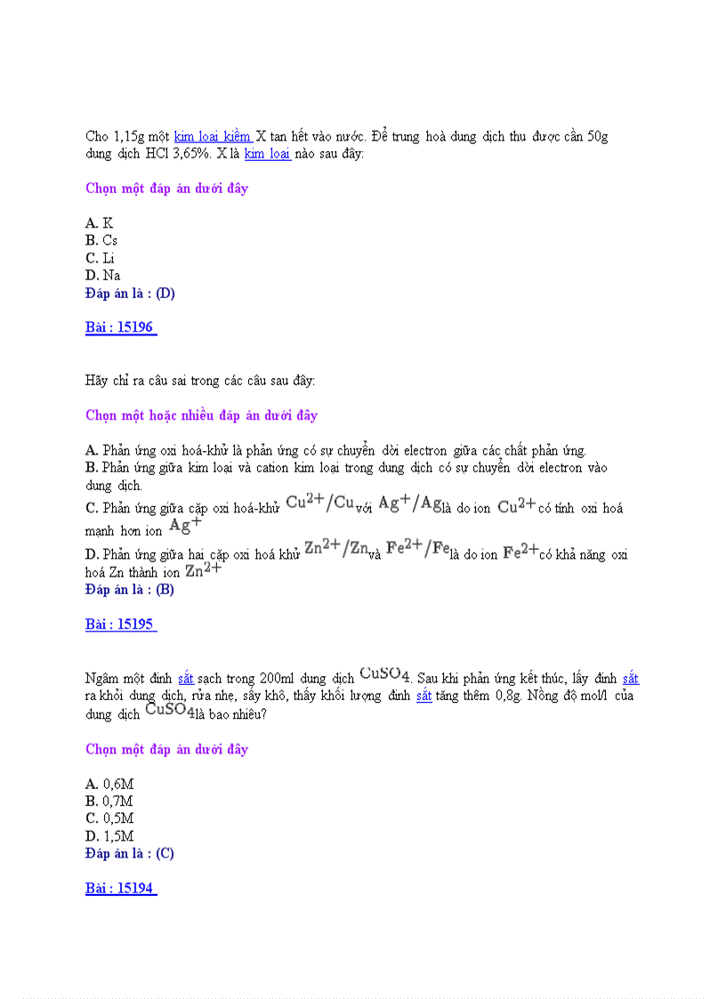 image for page 16000 câu hỏi ôn TNKQ 6