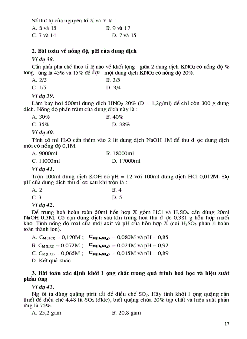 image for page 2000 BT trac nghiem Hoa hoc tiep