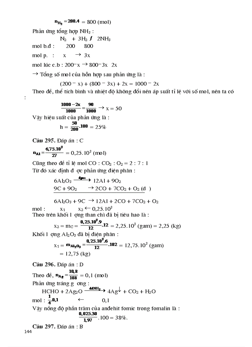 image for page 2000 BT trac nghiem Hoa hoc tiep