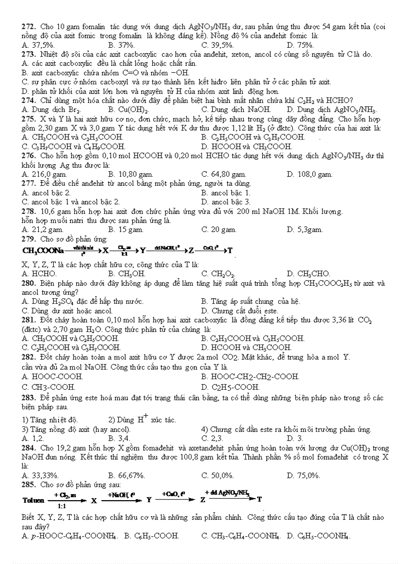 image for page 317 bài tập trắc nghiệm ancol andehit ãit