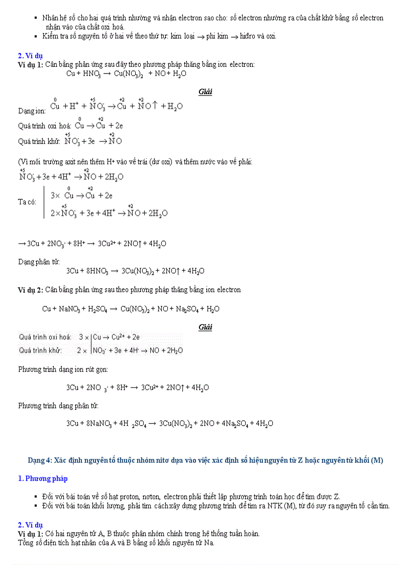 image for page Axit nitric phan dang bai tap