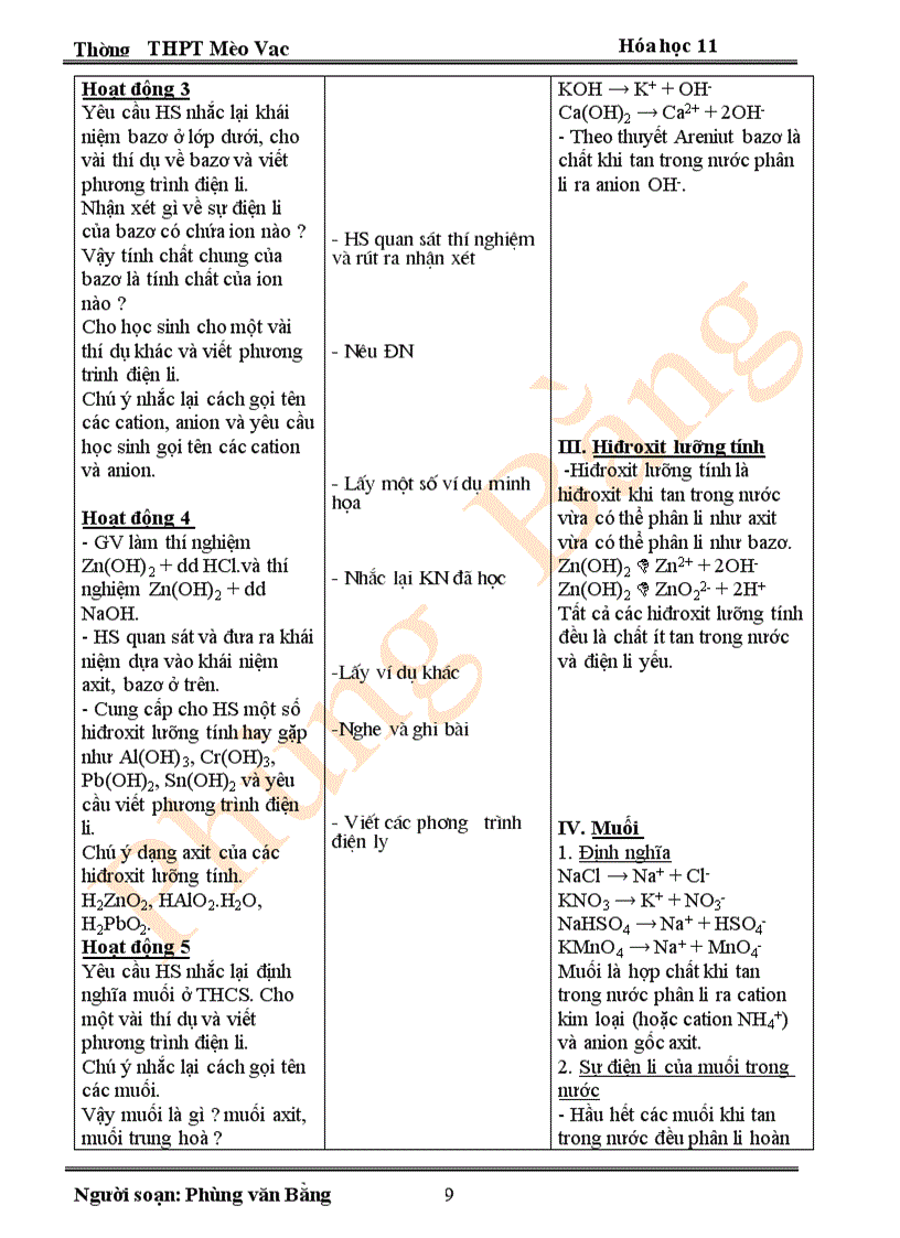 image for page Bai 9 Axit nitric và muối nitrat