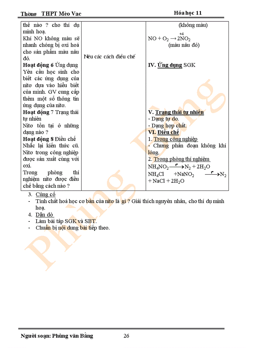 image for page Bai 9 Axit nitric và muối nitrat