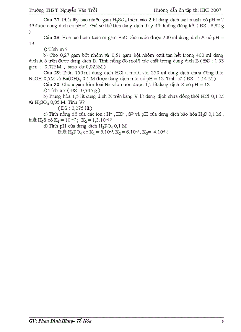 image for page Bai tập 11 HKI 08 09