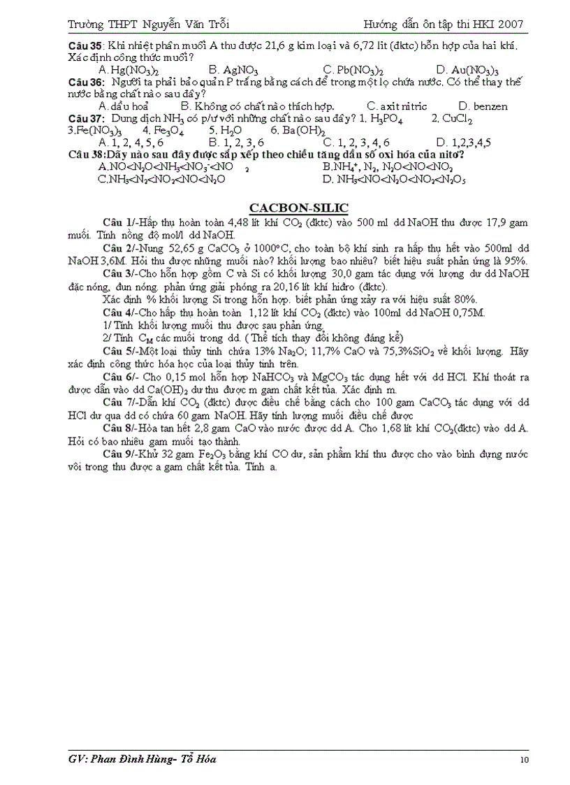 image for page Bai tập 11 HKI 08 09