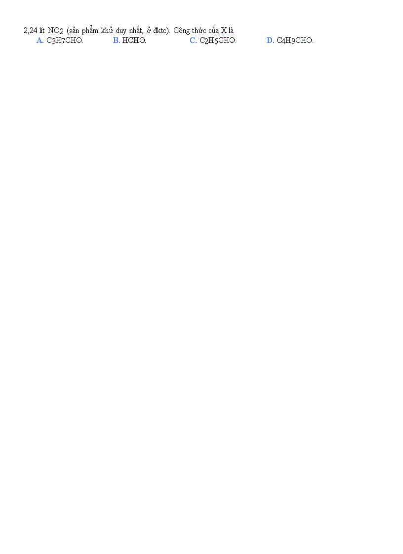 image for page Bài tập andehit xeton