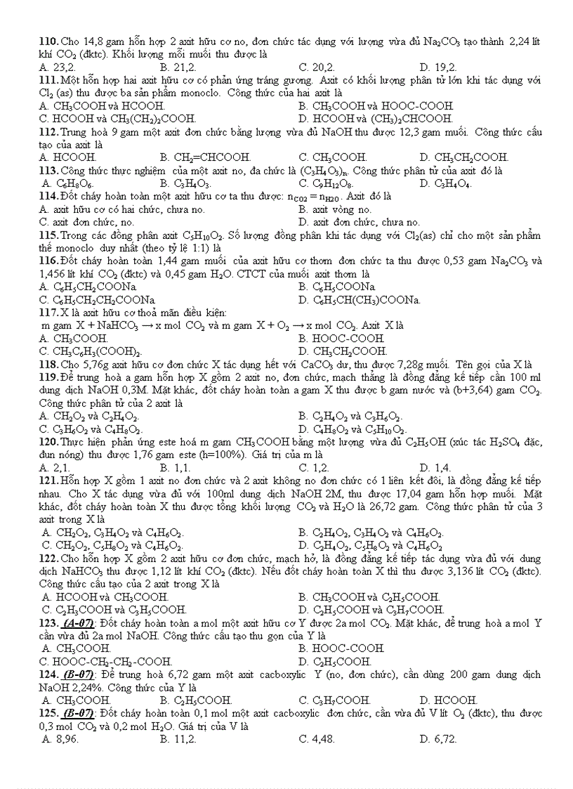 image for page Bài tập axit cacboxylic