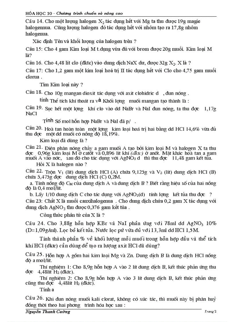 image for page Bai tap chuong halogen