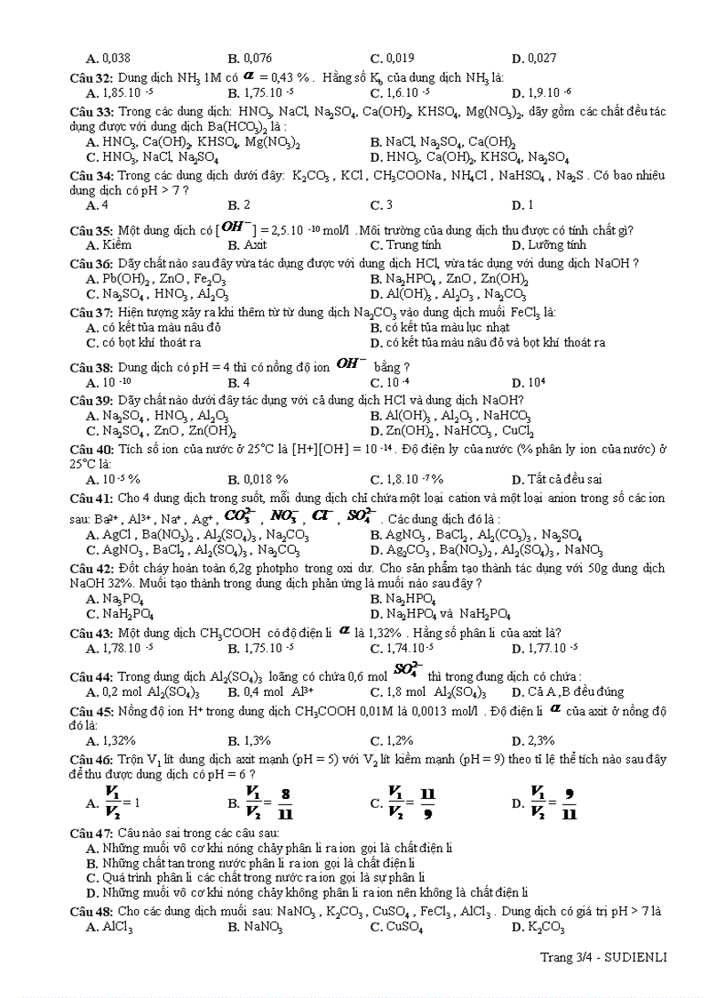 image for page Bai tap chuong su dien ly hay