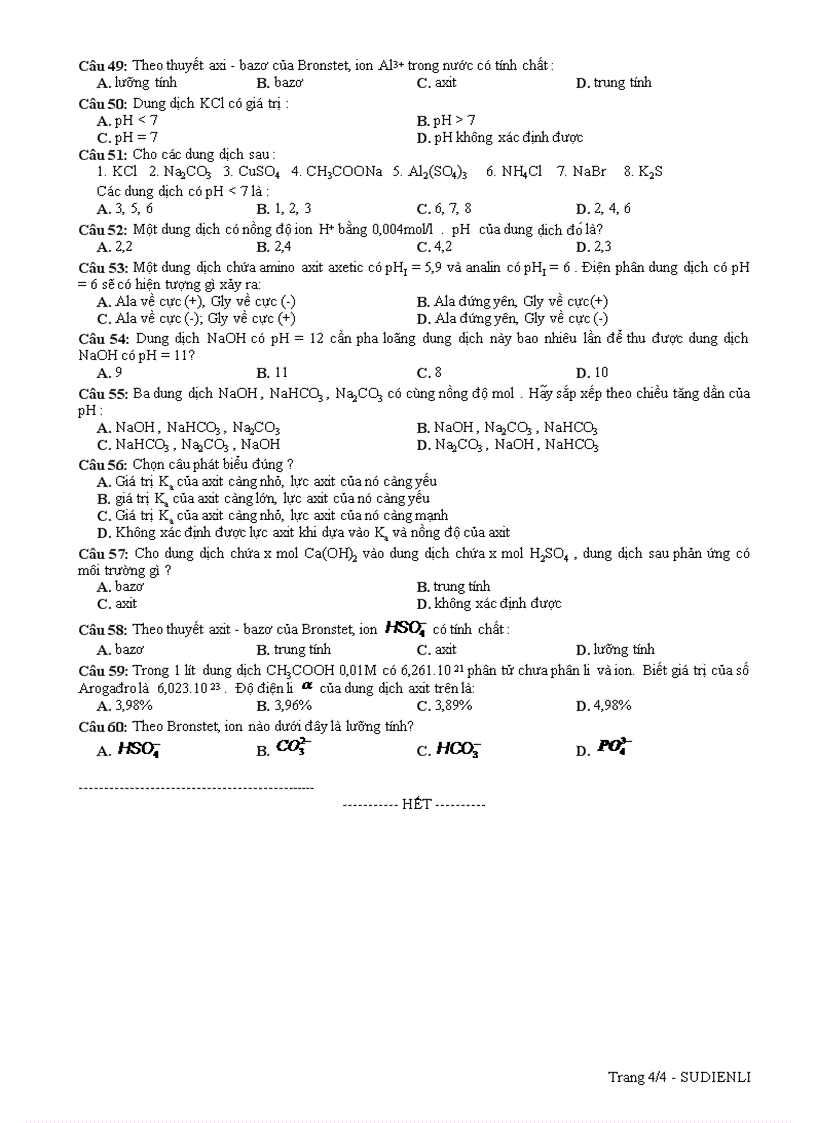 image for page Bai tap chuong su dien ly hay