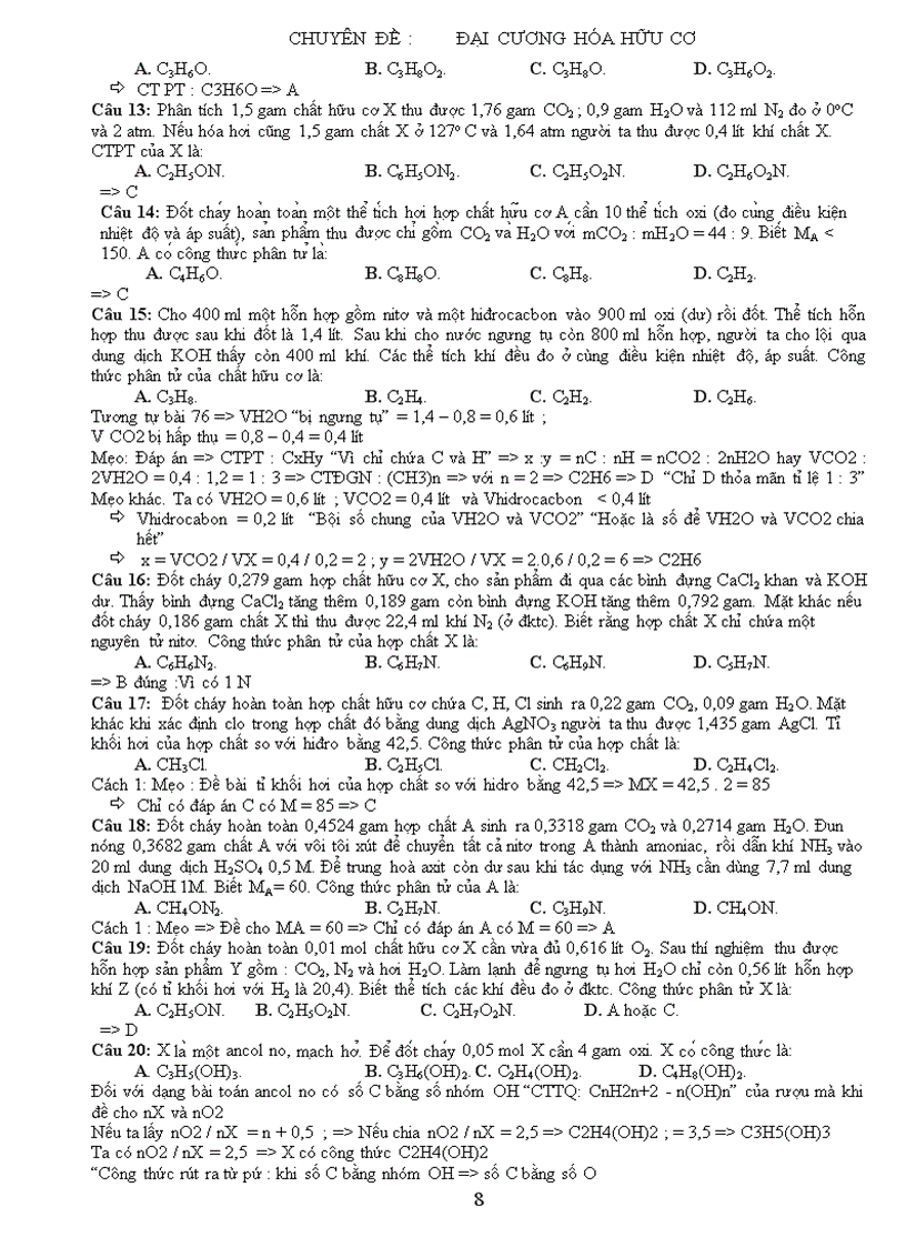 image for page Bài tập đại cương hóa học hữu cơ 11